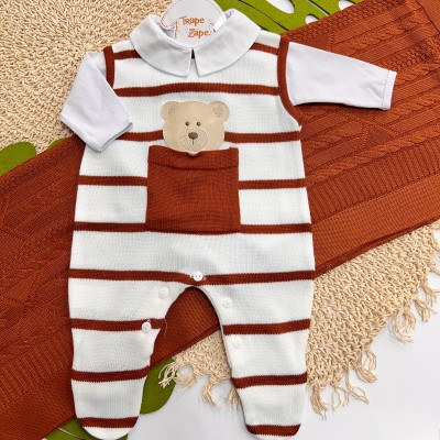   Saída de Maternidade Theodoro - Branco e Ferrugem